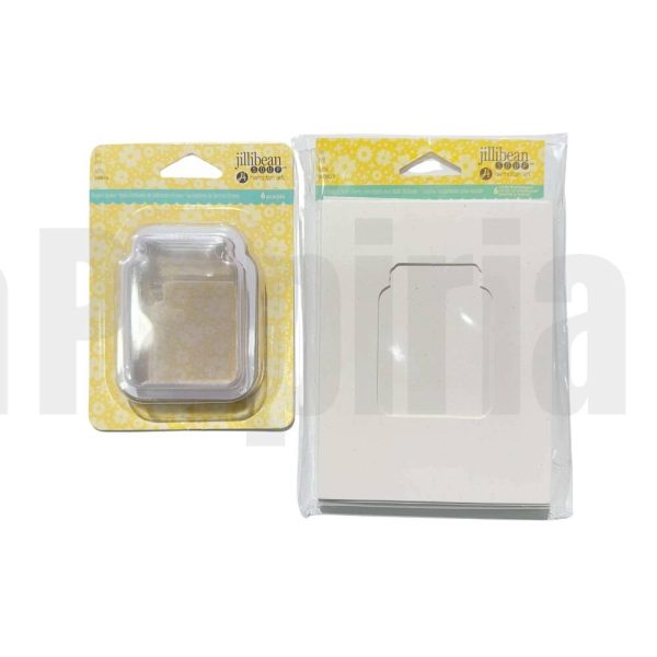 Cartão com envelope e shaker- Jillibean Soup Shaker Cards - Jar