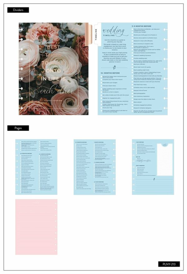 Planner de casamento sem data - Classic Planner -kalenteri, Wedding Plans - Imagem 16