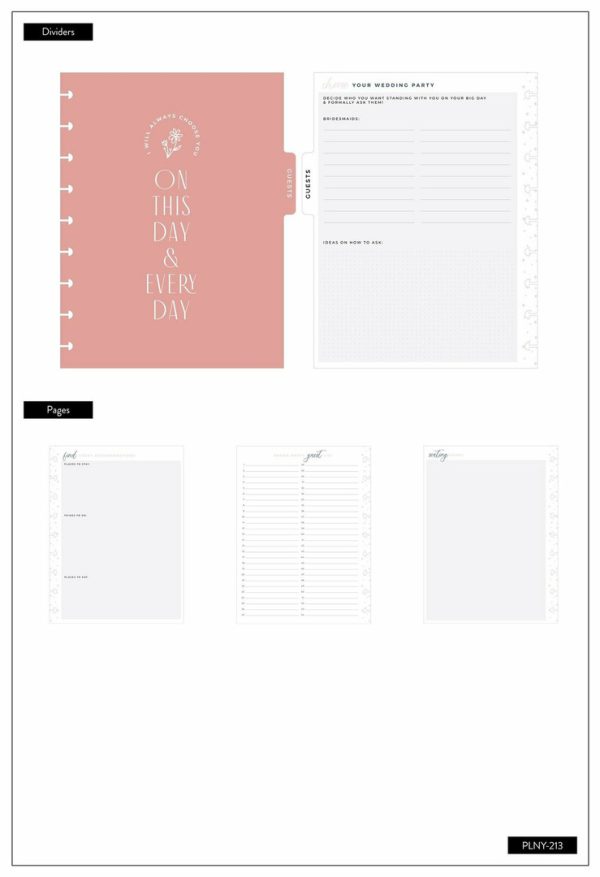 Planner de casamento sem data - Classic Planner -kalenteri, Wedding Plans - Imagem 5