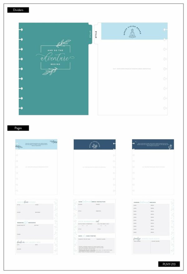 Planner de casamento sem data - Classic Planner -kalenteri, Wedding Plans - Imagem 7
