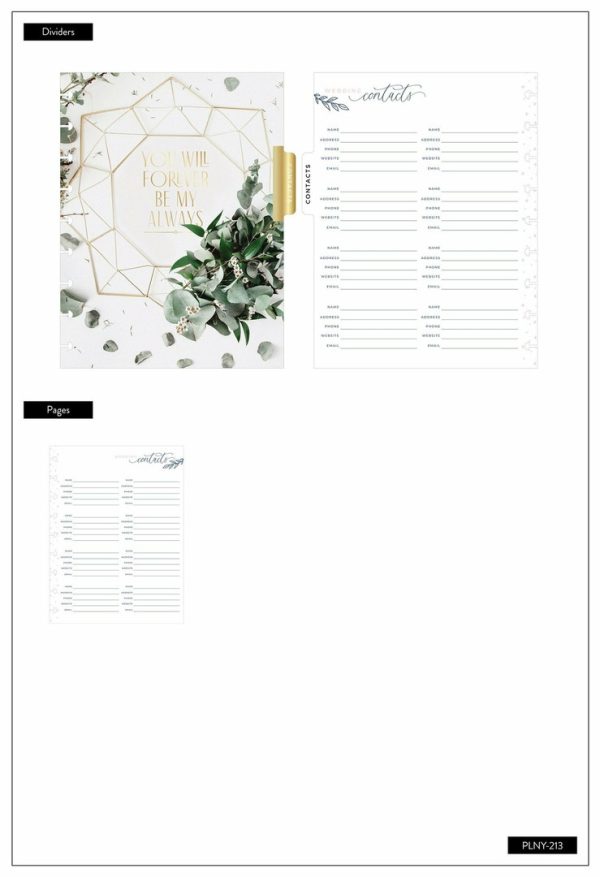 Planner de casamento sem data - Classic Planner -kalenteri, Wedding Plans - Imagem 13