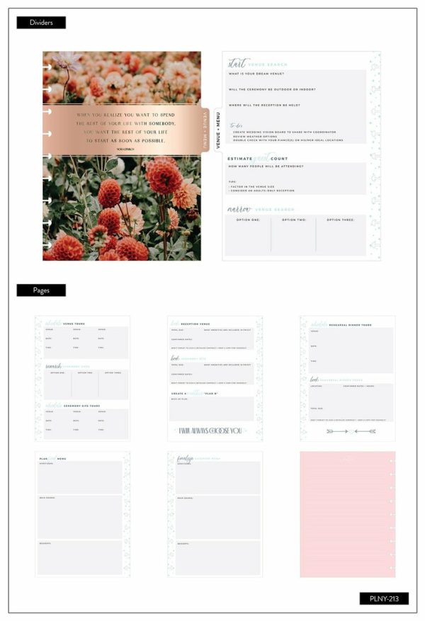 Planner de casamento sem data - Classic Planner -kalenteri, Wedding Plans - Imagem 14