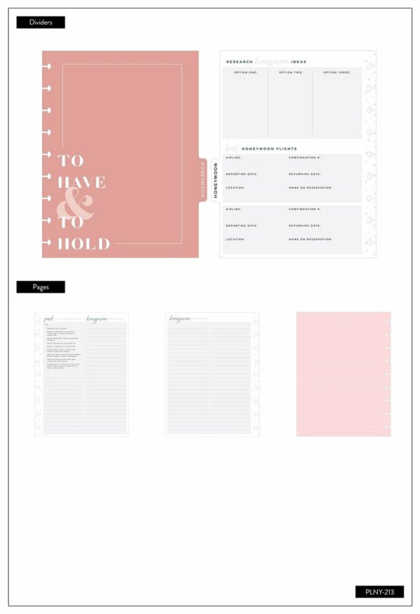 Planner de casamento sem data - Classic Planner -kalenteri, Wedding Plans - Imagem 4